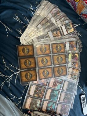Craft Trading Card Game Collector Pages - Brown Card Backs